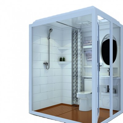 Most impressive concealed integrated capsule bathroom pod